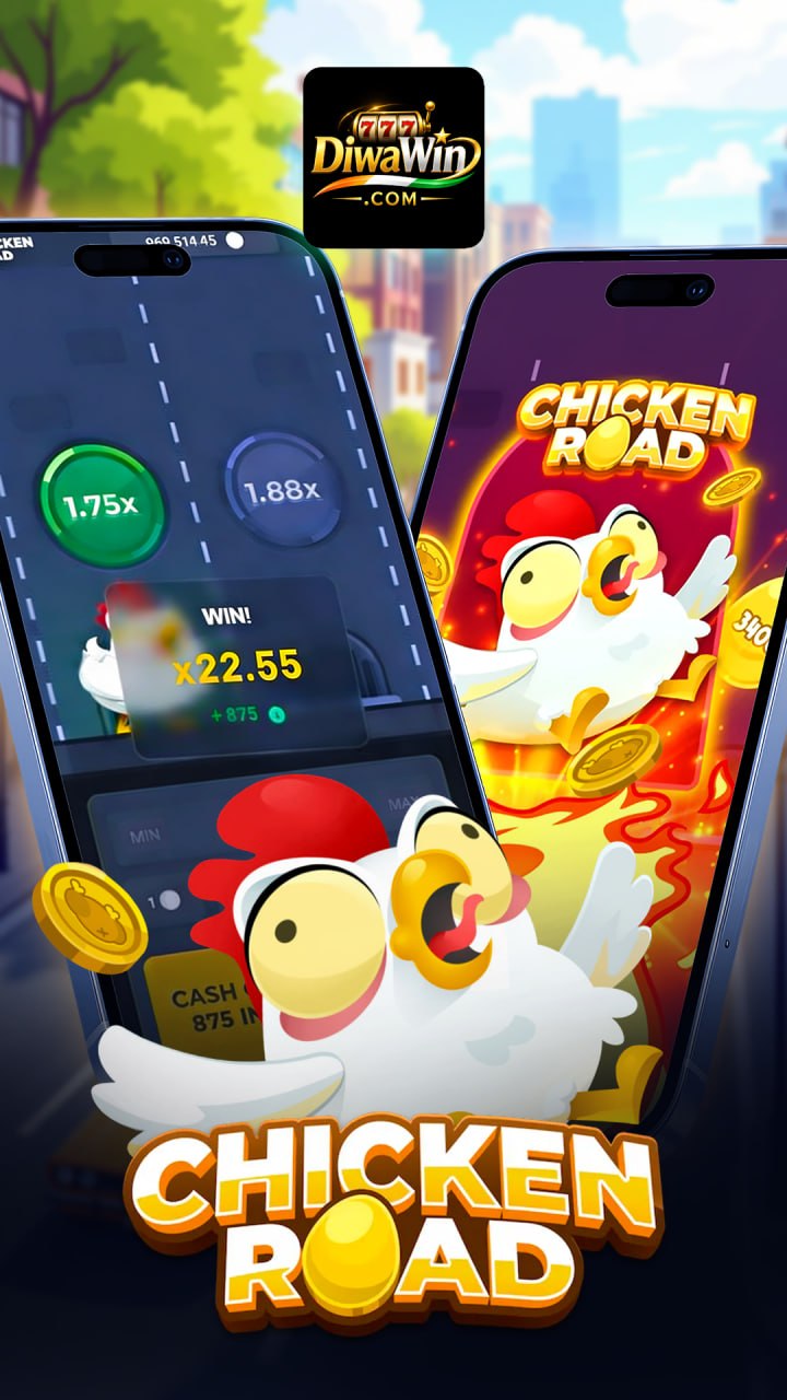 Diwa Win lobby loading on an Android handset